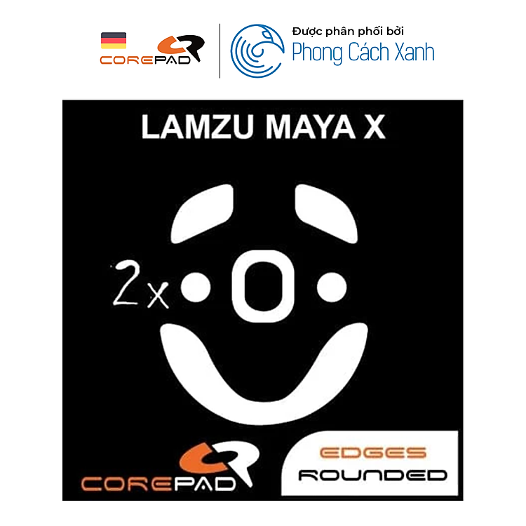 Feet chuột PTFE Corepad Skatez PRO Lamzu Maya X 8K (2 bộ) - Hàng Chính Hãng