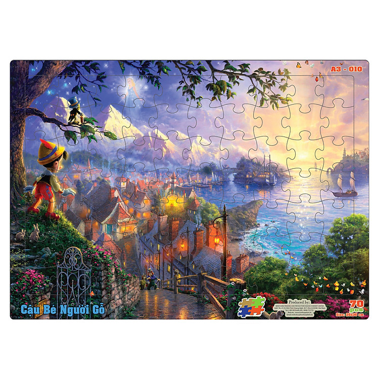 Mua Combo 4 tranh xếp hình A3 cho bé Chính hãng Ưu đãi - Hình ảnh 3