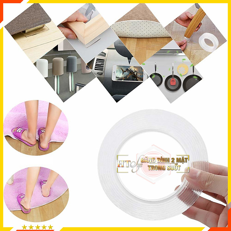 Băng keo Nano siêu dính 2 mặt (3m x 3cm) - Ảnh 5