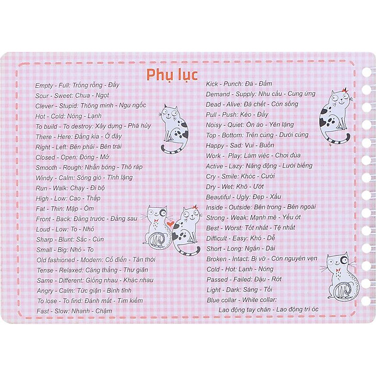 Những Cặp Từ Vựng Trái Nghĩa Và Trò Chơi Ghép Chữ (Tập 1) - Ảnh 4