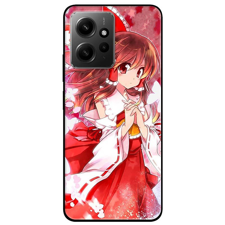 Ốp lưng cho Redmi Note 11 4G - Redmi Note 12 - Redmi Note 12 Pro - Redmi Note 12 Pro 5G - Cô Gái Đỏ - Hàng Chính Hãng