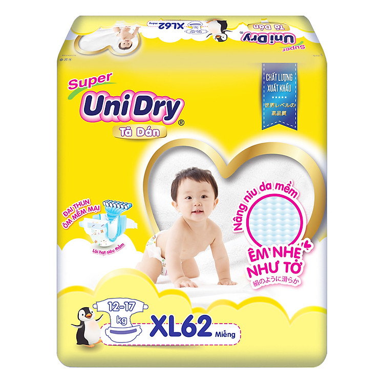 Mua Tã Dán Unidry G6+ Size XL62 Chính hãng Ưu đãi