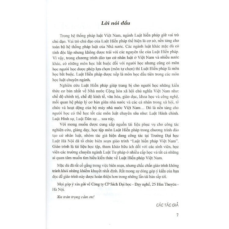 Giáo Trình Luật Hiến Pháp Việt Nam - Ảnh 5