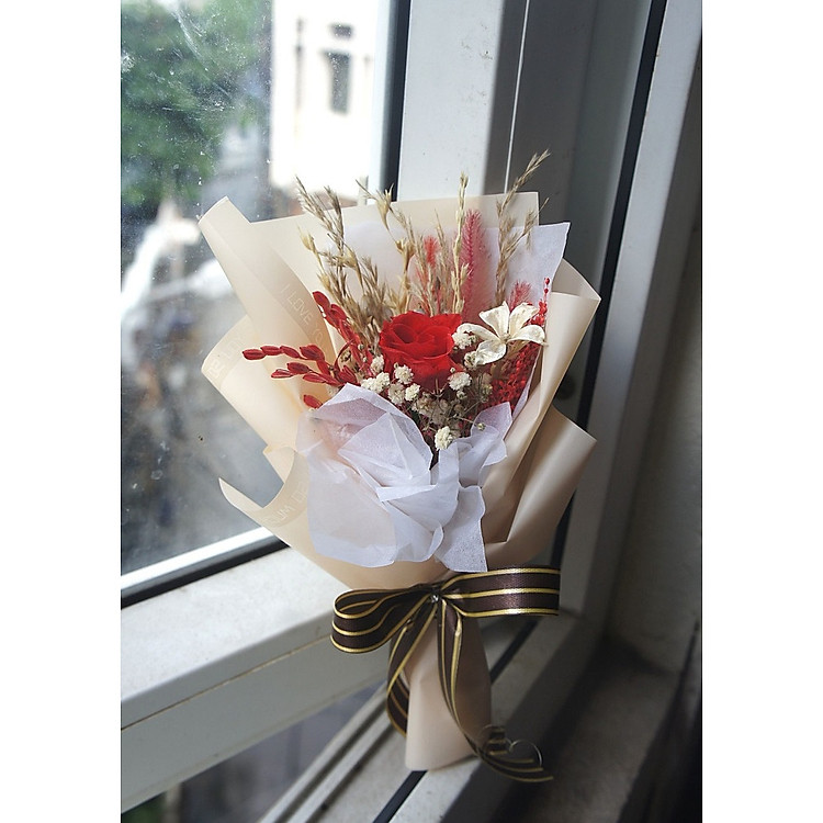 Bông hoa nhỏ- Hộp hoa khô tự nhiên- Quà tặng 8/3,valentine