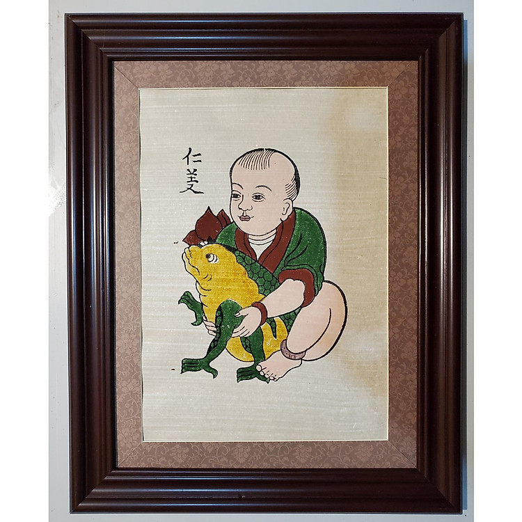 TRANH DÂN GIAN ĐÔNG HỒ - VINH HOA -PHÚ QUÝ- CHAN TRÂU THẢ DIỀU