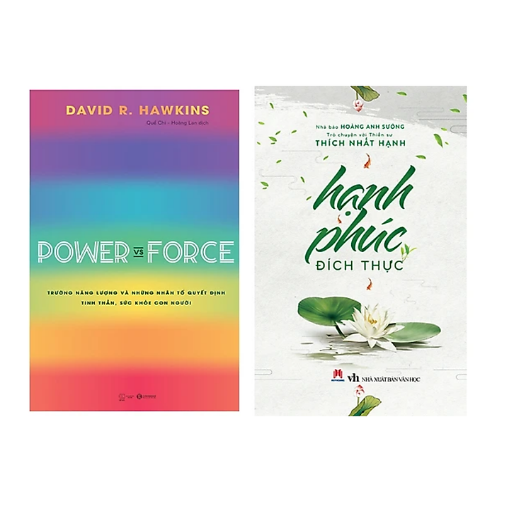 Combo 2Q : Power Vs Force + Hạnh Phúc Đích Thực (Tái Bản) ( Bộ sách Cởi Trói Tâm Hồn / Rèn Luyện Kỹ Năng Sống và Đánh Thức Sức Mạnh Bản Thân)