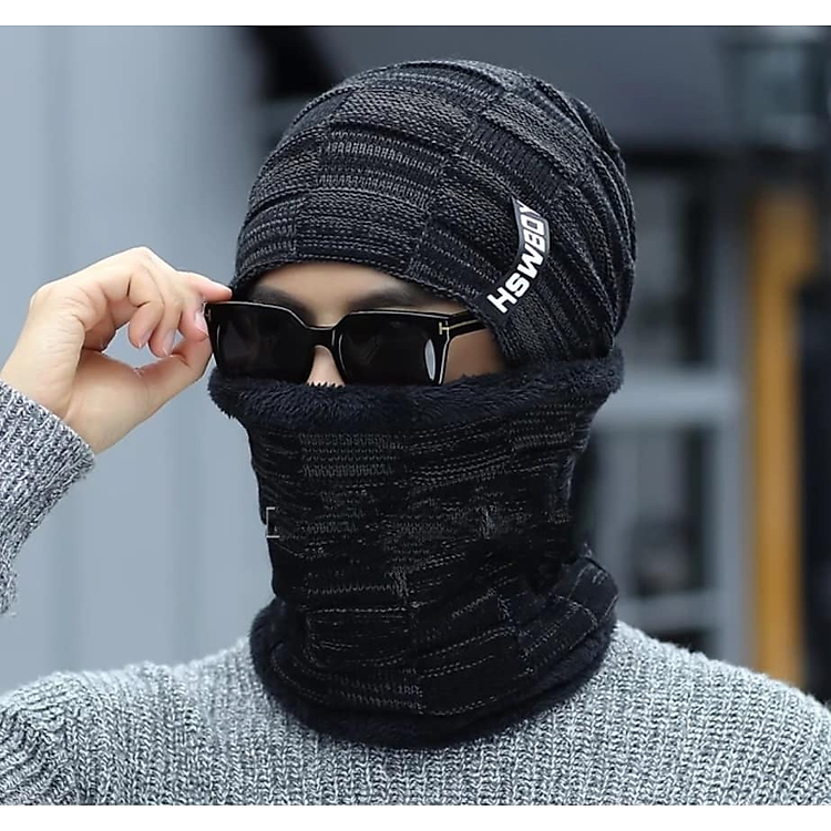 KHĂN CHOÀNG NAM KÈM NÓN LEN HSBOY - KHĂN CHOÀNG NAM KÈM MŨ LEN HSBOY DN19112301