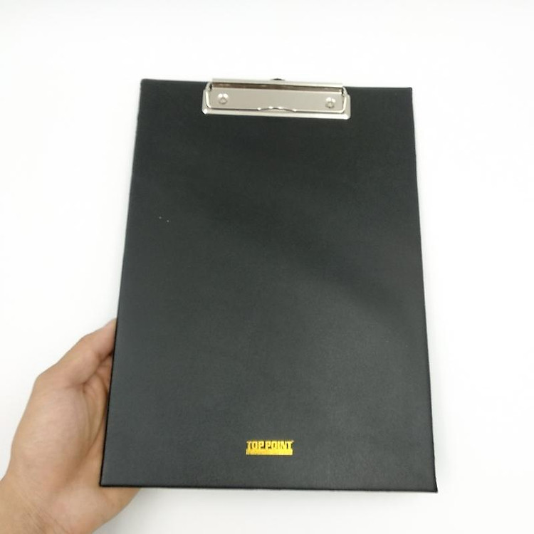 Bìa Trình Ký Đơn Có Bọc Xi A4 TOP-163A (Màu Đen) - Ảnh 3