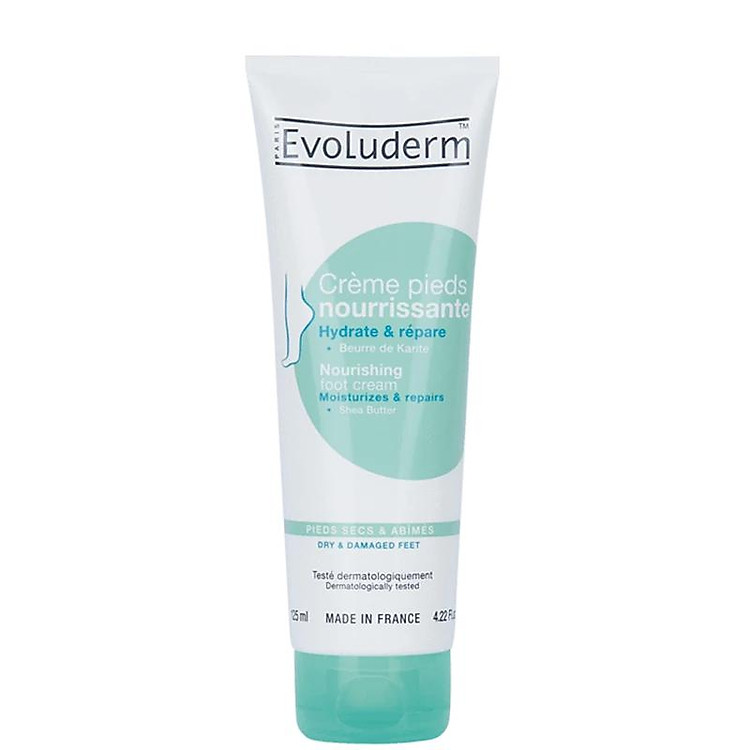 Kem dưỡng da chân Evoluderm chiết xuất bơ hạt mỡ - 125ml