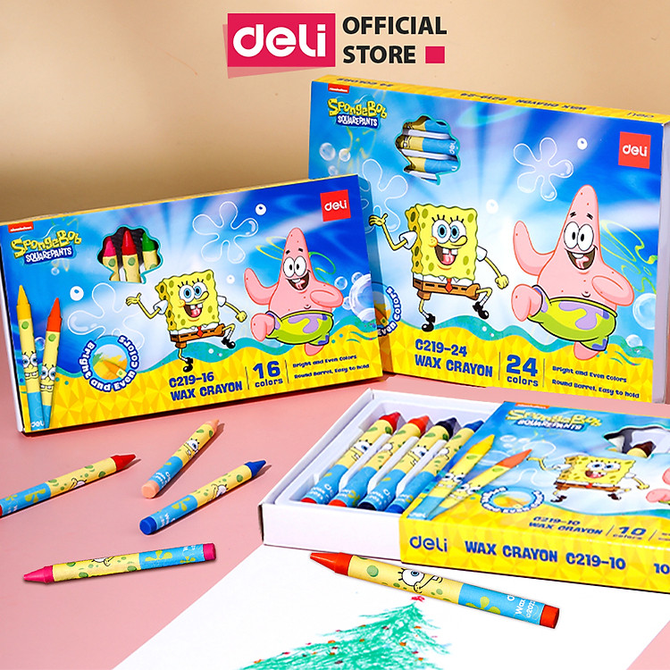 Bút Sáp Màu Deli (16 màu)