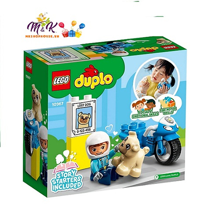 Tìm mua tại Avakids: Lego Xe Moto Cảnh Sát 10967 - Ngập tràn khuyến mãi