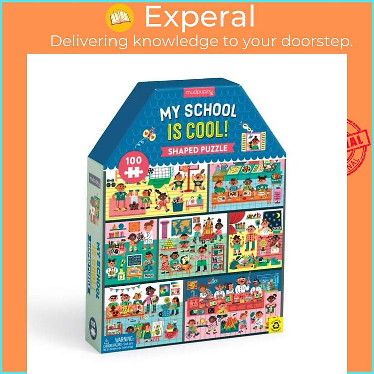 Sách - My School is Cool 100 Piece Puzzle House-shaped Puzzle by Teresa Bellon (UK edition, paperback)