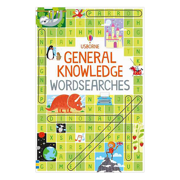 Sách Usborne General Knowledge Wordsearches