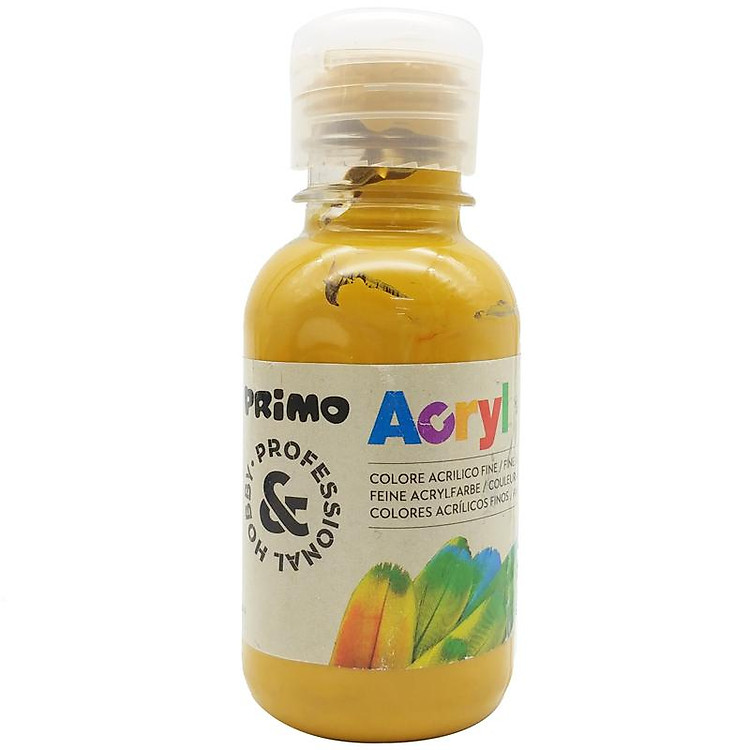 Màu Vẽ Acrylic 125 ml - Primo 402TA125270 - Màu Vàng - Ảnh 2