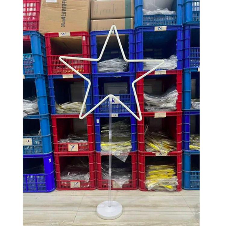 Trụ bóng bay ngôi sao trái tim - trang trí sinh nhật - Ảnh 6