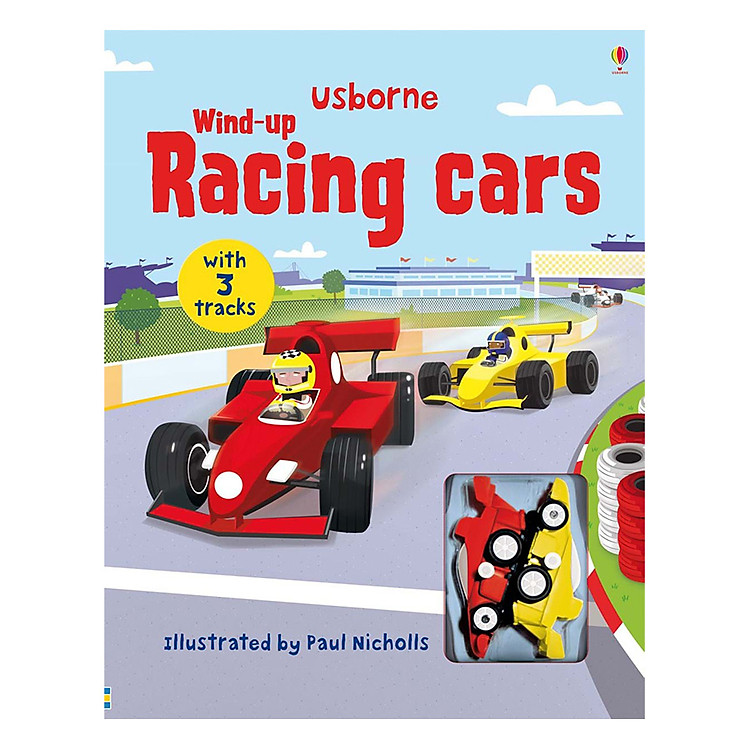 Sách tiếng Anh - Usborne Wind-up Racing cars
