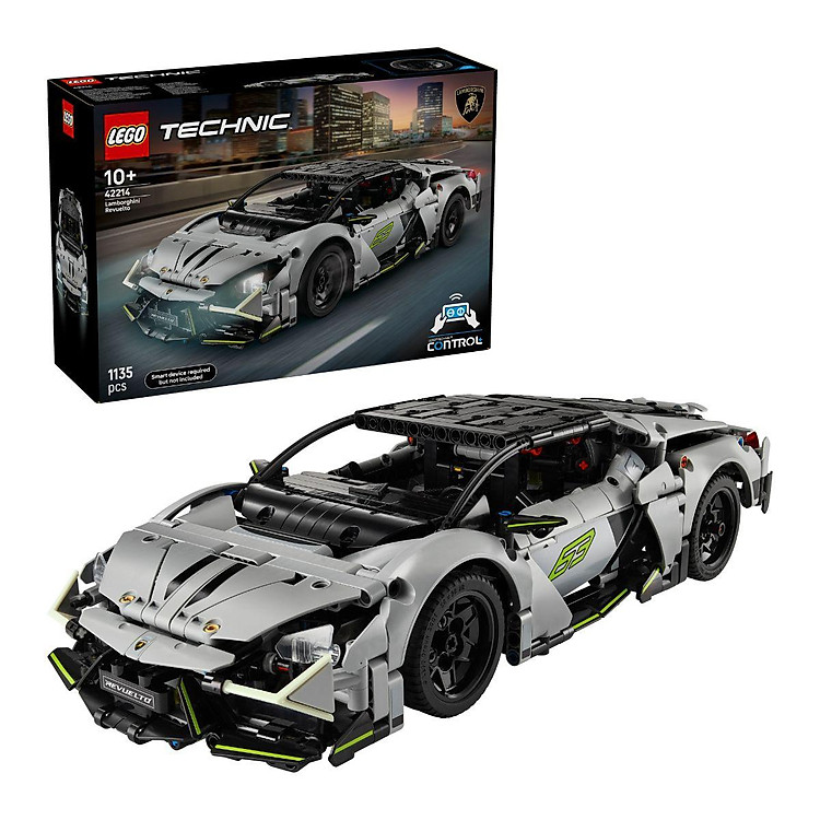 LEGO TECHNIC 42214 Đồ Chơi Lắp Ráp Siêu Xe Thể Thao Lamborghini Revuelto (1135 Chi Tiết)