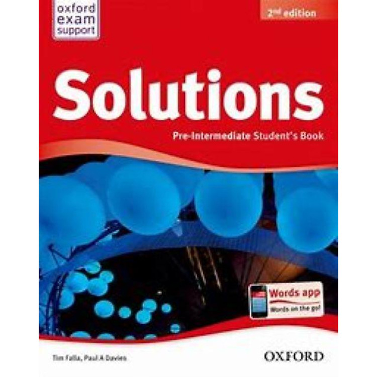 Solutions 2E Pre-Intermediate: Student’s Book