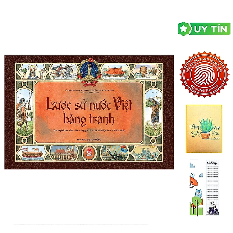 Lược Sử Nước Việt Bằng Tranh (Tặng Kèm Bookmark CÚ MÈO + SỔ TAY XƯƠNG RỒNG)