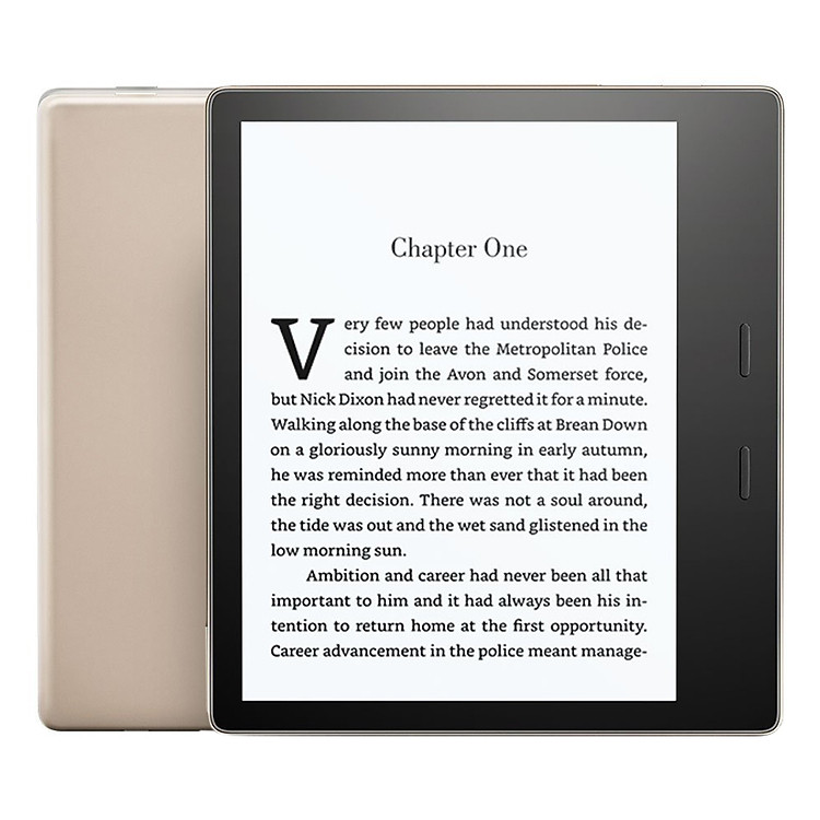 Máy Đọc Sách Kindle Oasis 32GB (Gold) - Hàng Nhập Khẩu