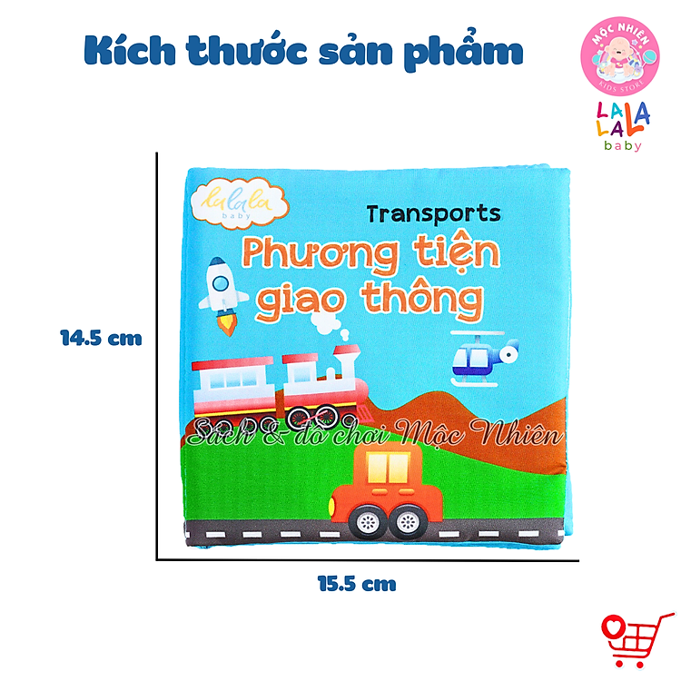 Sách Vải Đa Tương Tác Cho Bé Chính hãng Ưu đãi - Hình ảnh 3