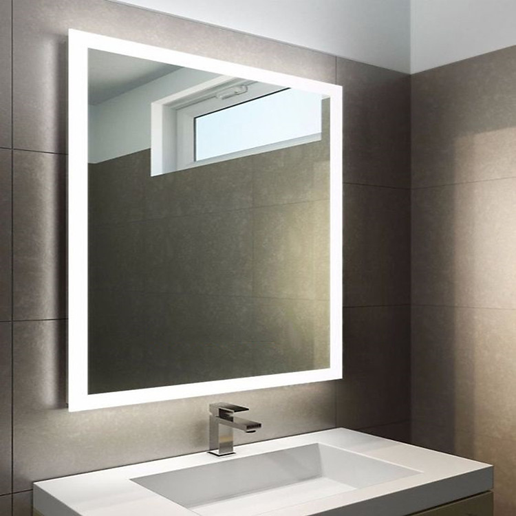 Gương chữ nhật đèn led cảm ứng công nghệ thông minh 60x80