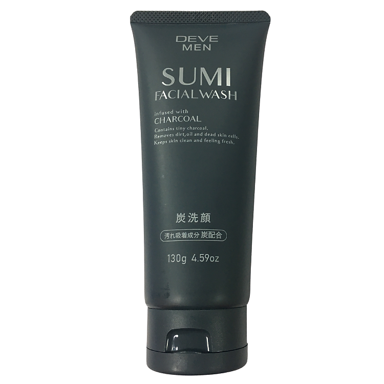 Sữa rửa mặt than hoạt tính dành cho nam DEVE (130g/tuýp)