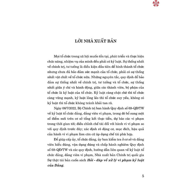 Hỏi - Đáp Về Xử Lý Vi Phạm Kỷ Luật Của Đảng - Ảnh 2