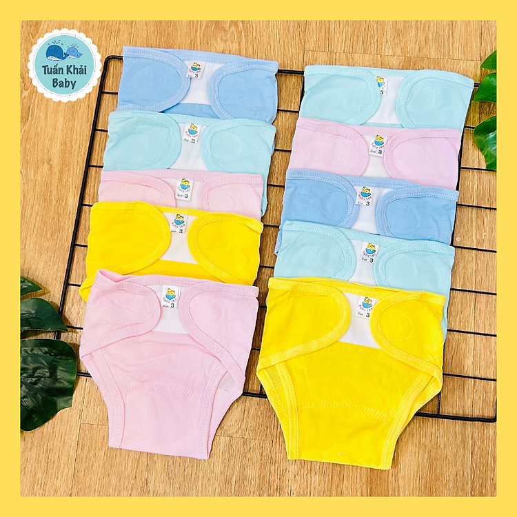 Mua Túi 5 Cái Tã Vải Cotton Cho Bé Uy tín Giá tốt - Hình ảnh 3
