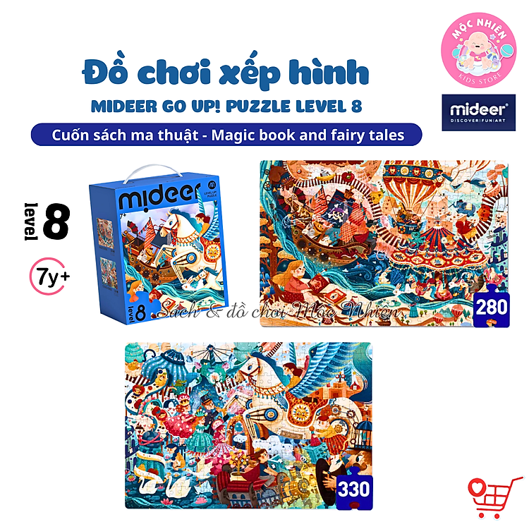 Đồ chơi xếp hình Mideer Level 8 Chính hãng Tiết kiệm