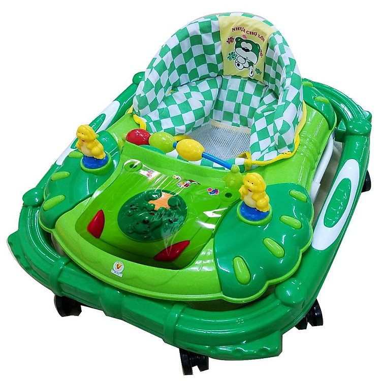 Xe Tập Đi Nhựa Chợ Lớn L4 Gấu Pooh (Không Nhạc) - Dành Cho Bé Từ 6 - 12 Tháng - M1531A-XTĐ - Giao màu ngẫu nhiên