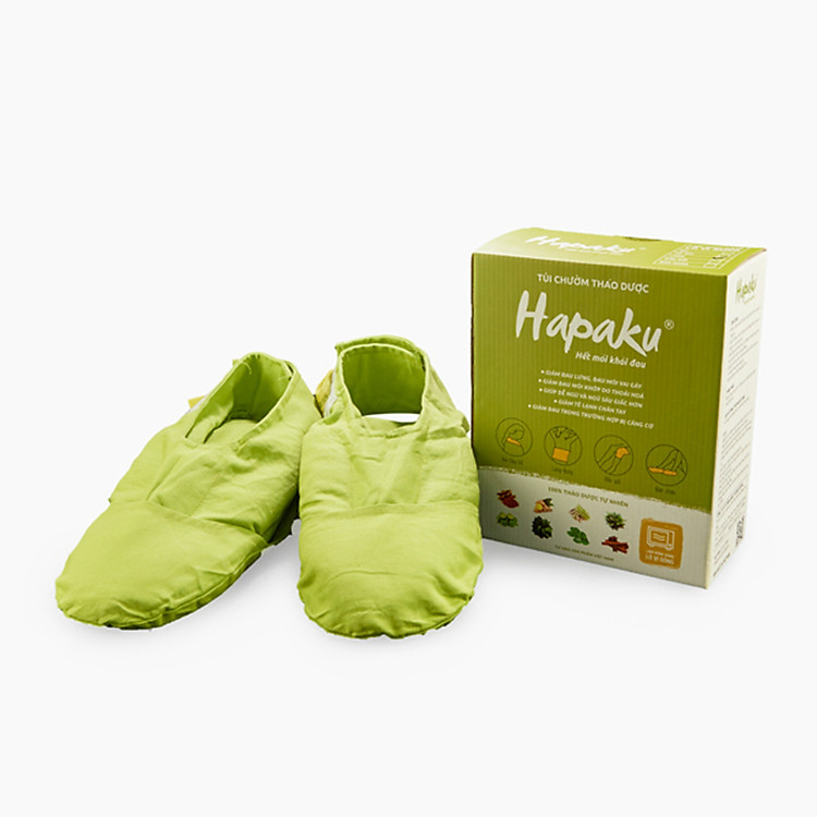 Túi chườm nóng thảo dược giảm đau bàn chân dùng lò vi sóng - Hapaku