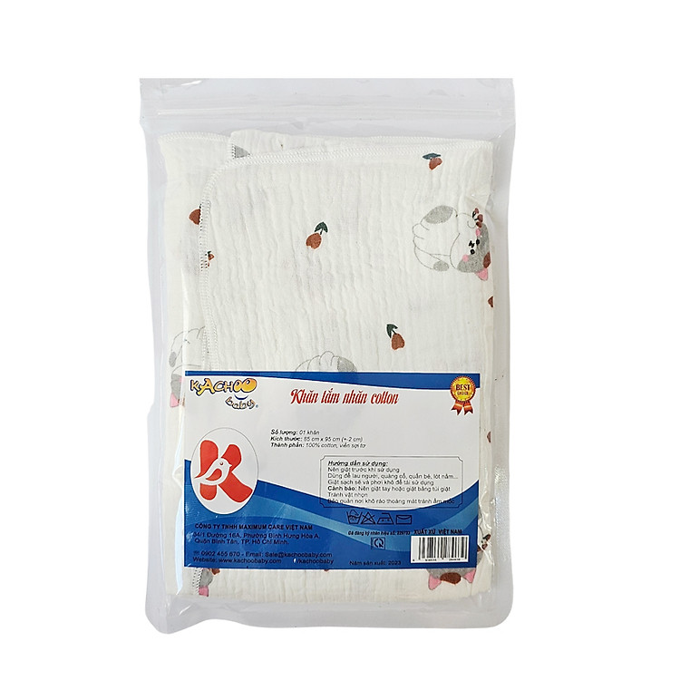 Mua Khăn tắm vải xô dày cho trẻ Chính hãng Ưu đãi - Hình ảnh 4