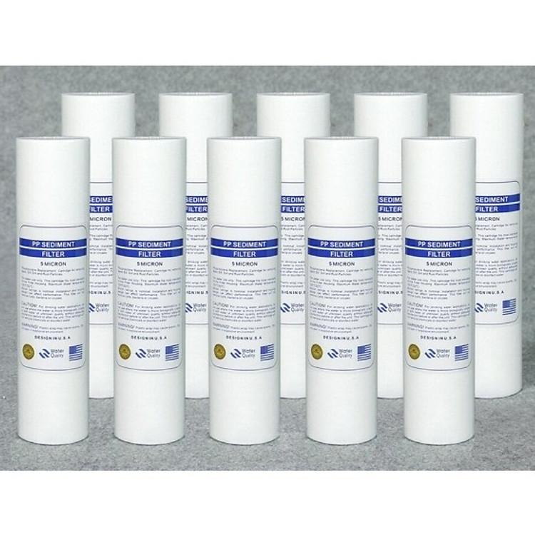 Bộ 10 lõi lọc nước 10ich không đầu bịt