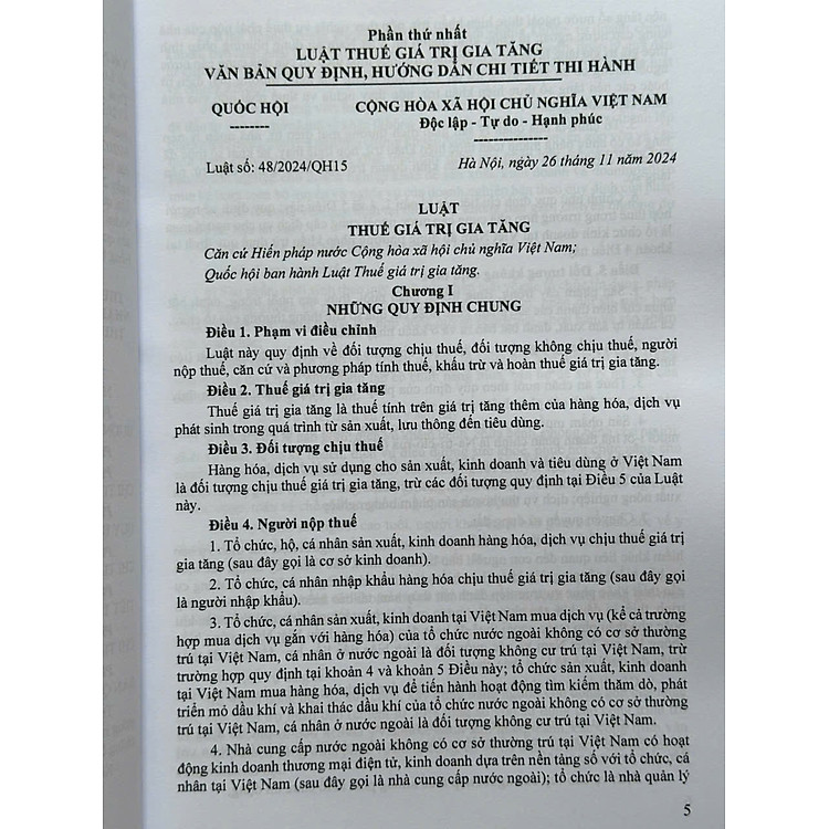 Luật Thuế - Thuế Giá Trị Gia Tăng, Thu Nhập Doanh Nghiệp, Thuế Thu Nhập Cá Nhân (V2619T) - Ảnh 4