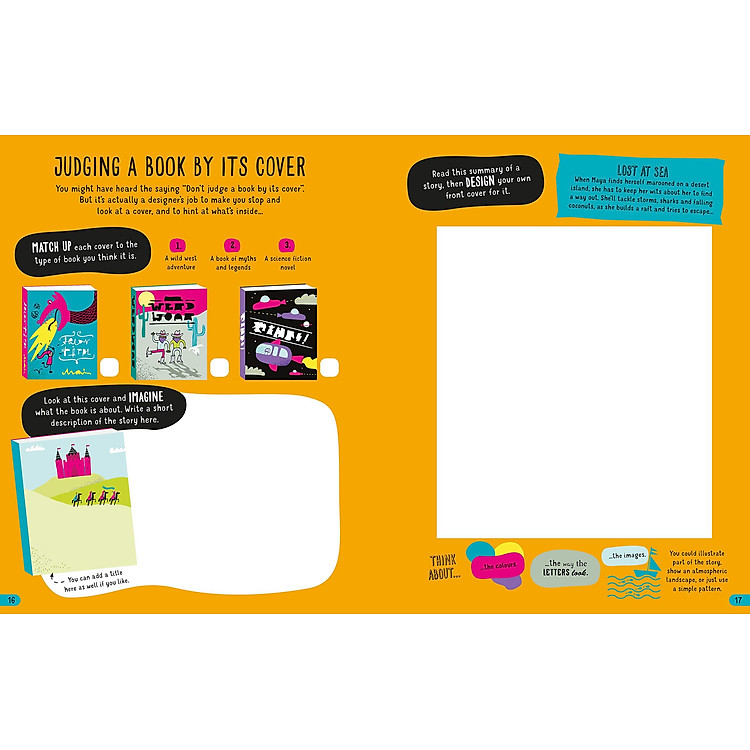 Usborne Design Activity Book - Ảnh 3