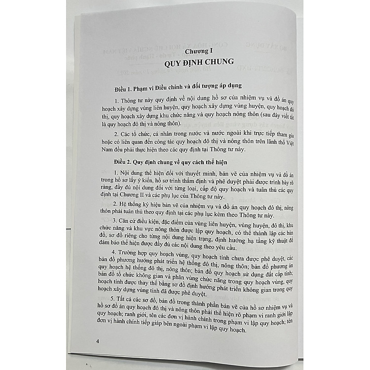 Văn Bản Quy Định Về Hồ Sơ Nhiệm Vụ Và Hồ Sơ Đồ Án Quy Hoạch Xây Dựng - Ảnh 4
