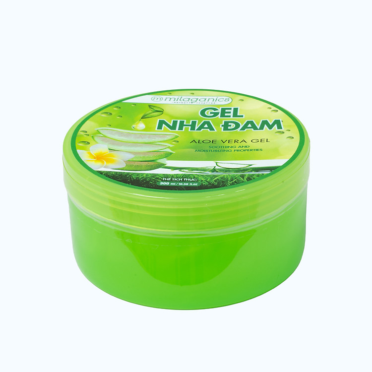 Gel Nha Đam Milaganics Giữ Ẩm Cho Da (Hũ 300ml)