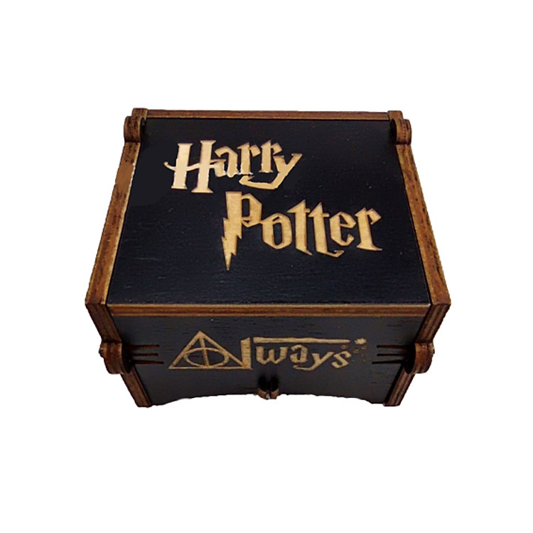 Hộp Nhạc Gỗ Harry Potter - Phiên Bản Dây Cót