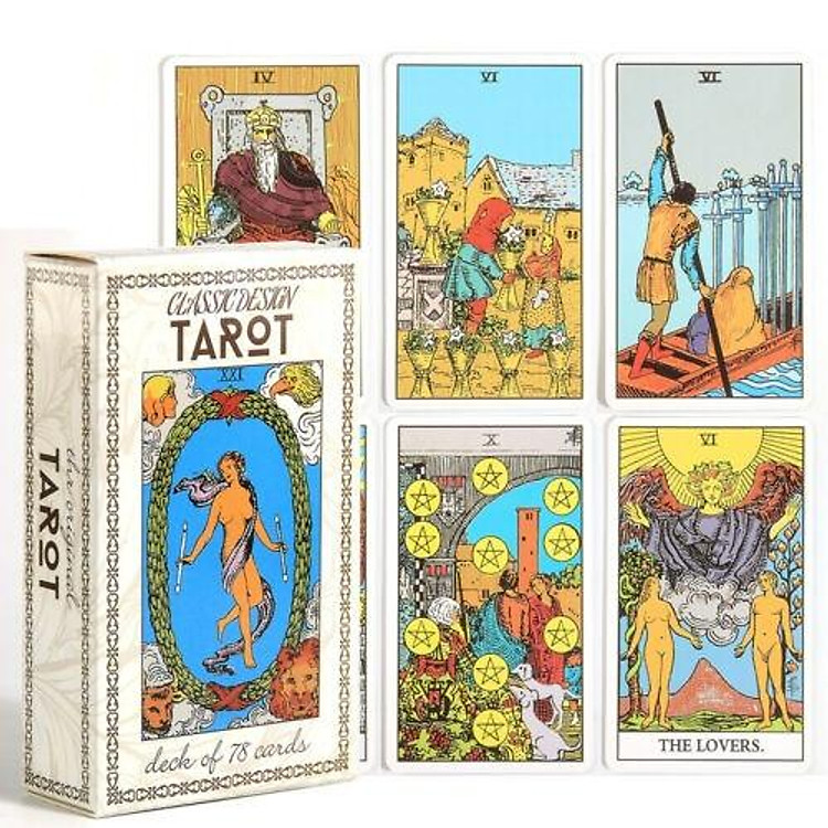 Bộ bài Tarot classic 78 lá - Kèm quà Chính hãng Giá tốt - Hình ảnh 3