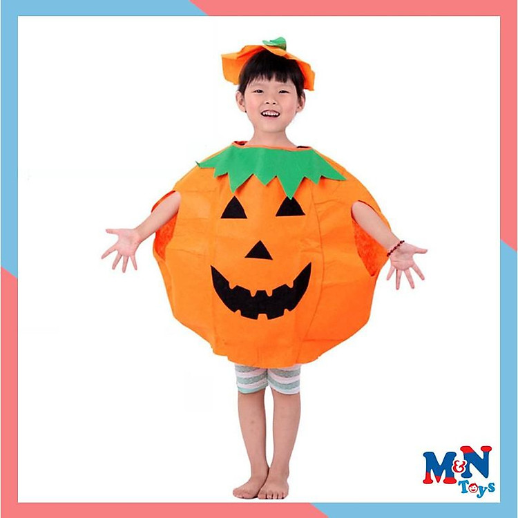 Bí ngô halloween - Bộ đồ hóa trang Halloween quả bí ngô cho bé 2-6 tuổi