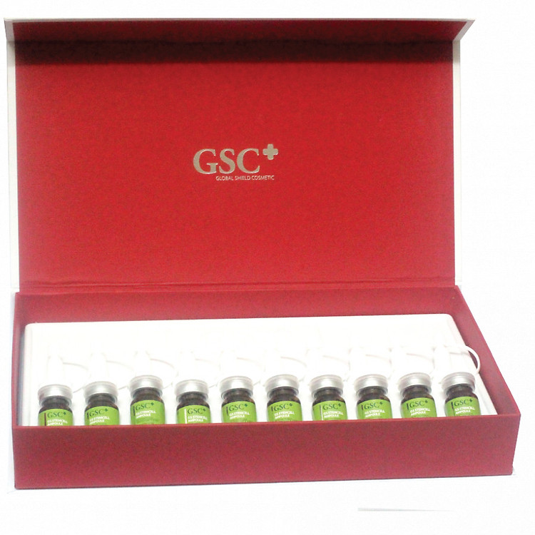 Bộ nguyên hộp 10 tế bào gốc GSC hỗ trợ điều trị sẹo rỗ GA ANTI AGEING AMPOULE