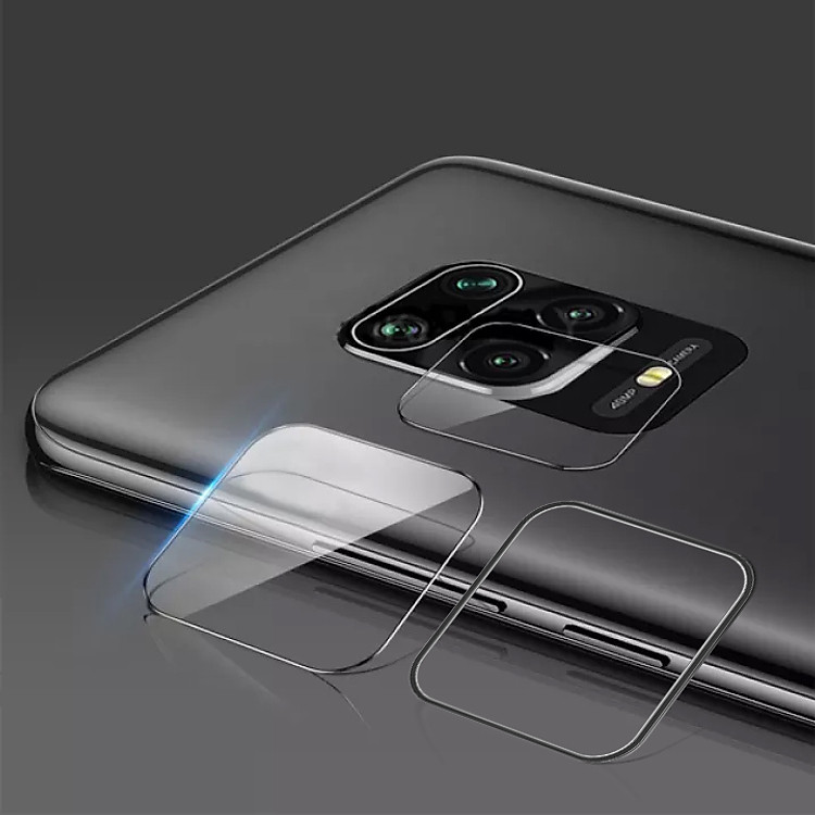 Bộ bảo vệ Camera cho Xiaomi Redmi Note 9s / Redmi Note 9 Pro / Note 9 Pro Max Cường Lực CAMERA + Khung viền Nhôm CAMERA- Hàng Chính Hãng
