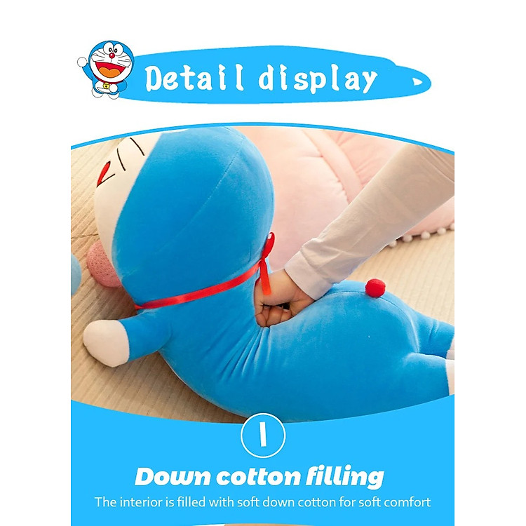 Thú nhồi bông Doraemon êm mịn Chính hãng Tiết kiệm - Hình ảnh 5