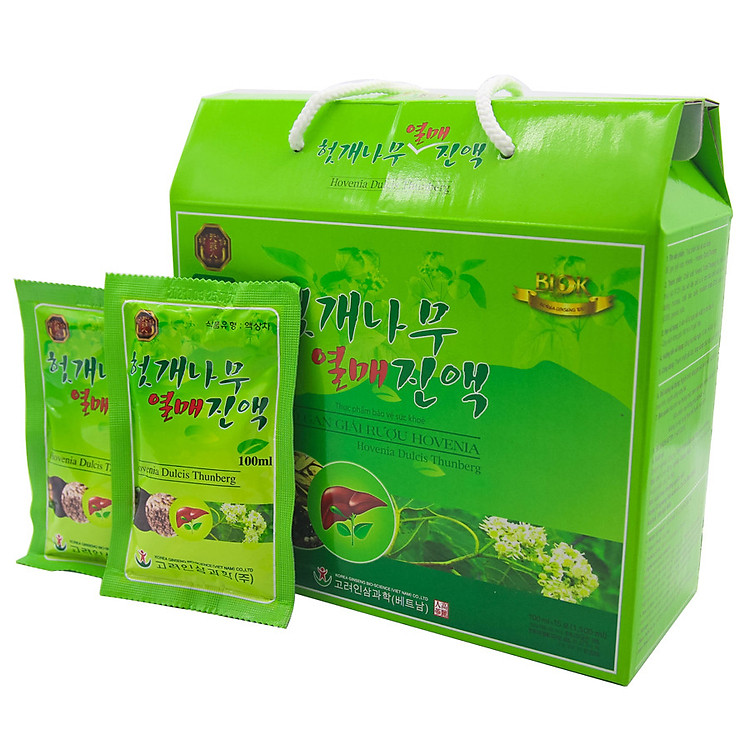 Hộp trung Bổ gan, giải rượu Hovenia loại (1500ml / hộp)