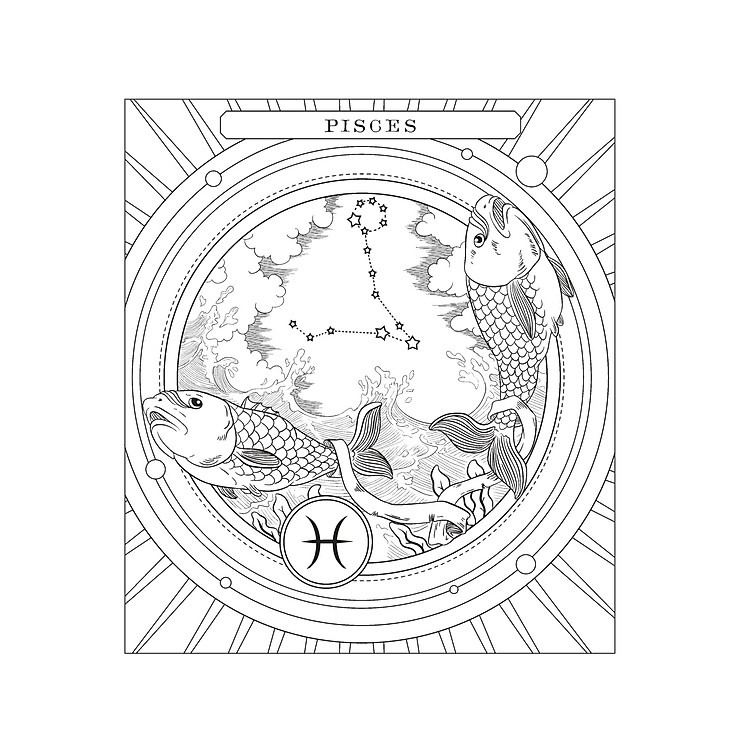 Tô Màu Chiêm Tinh - Tô Màu Theo Cách Của Bạn Để Khai Mở Trực Giác Diệu Kỳ - Ảnh 3