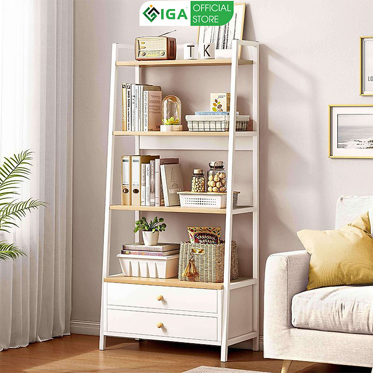 Kệ sách đa năng trang trí không gian phong cách Hàn thương hiệu IGA - GM76
