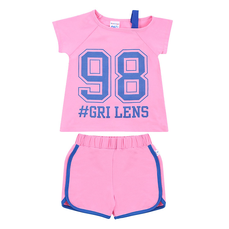 Bộ Đồ Ngắn Bé Gái 98 Khoét Tay Bonchop BBG-90102669