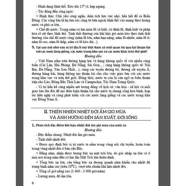 Câu hỏi & bài tập bồi dưỡng học sinh giỏi địa lí 12 - Ảnh 6
