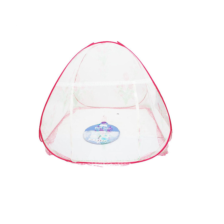 Màn chụp tự bung chống muỗi BÌNH MINH 2 cửa - 1m8 x 2m (Hồng)